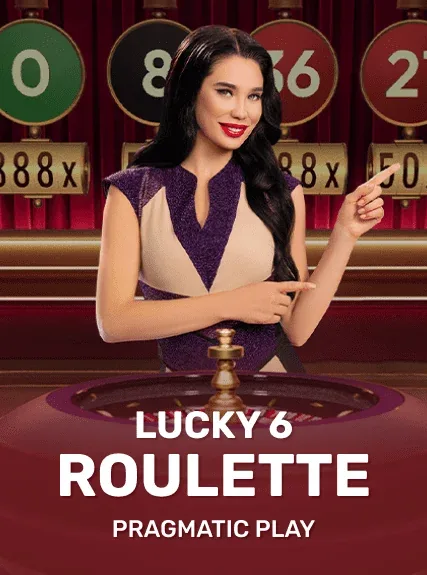 Lucky 6 Roulette live game at Ruby Reels Australia casino